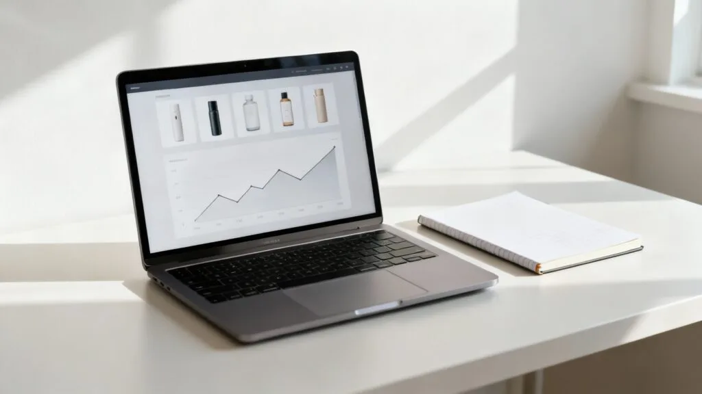 Affiliation marketing sur laptop à domicile