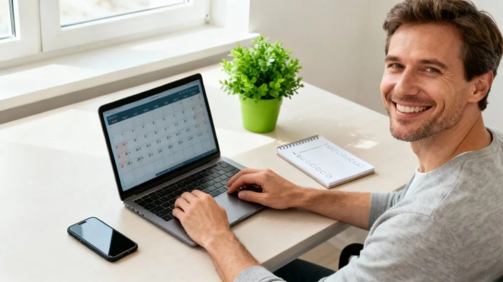 Assistant virtuel gérant planning en télétravail