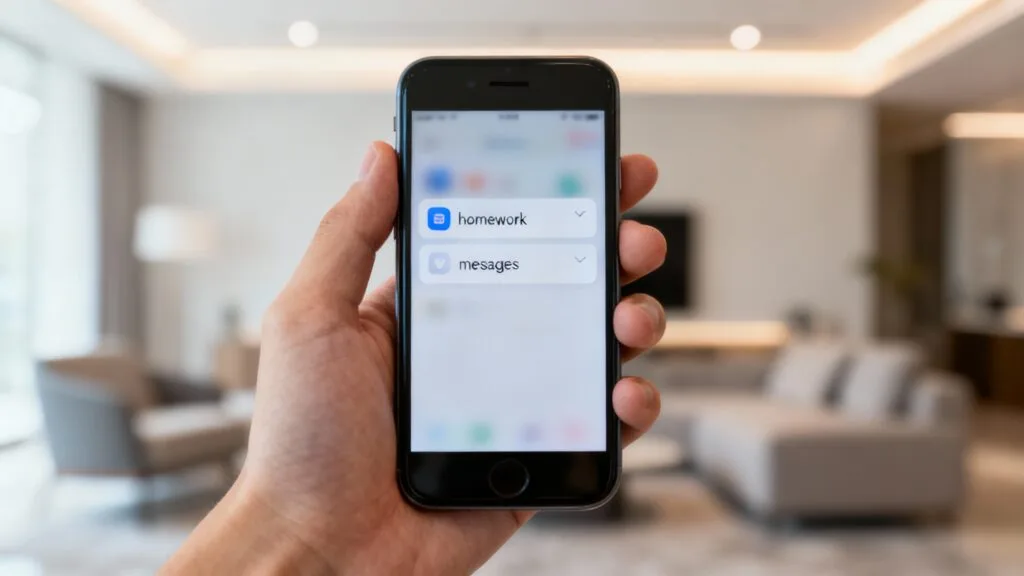 Notifications devoirs et messages sur NEO Pocket