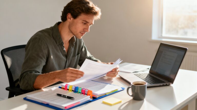 Refus du deuxième versement ARCE, entrepreneur préparant ses justificatifs
