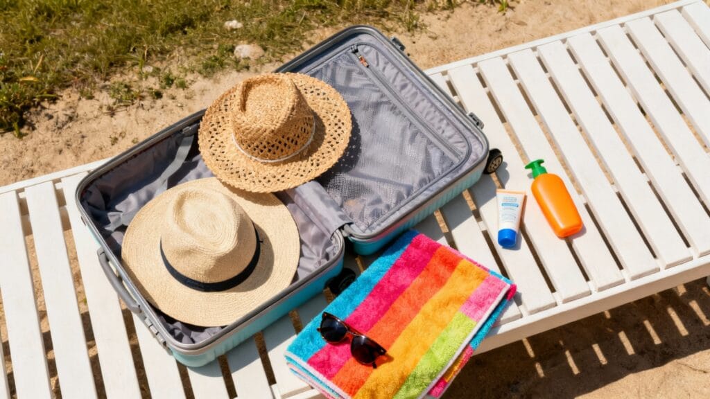 Préparatifs des vacances d’été dans le calendrier scolaire