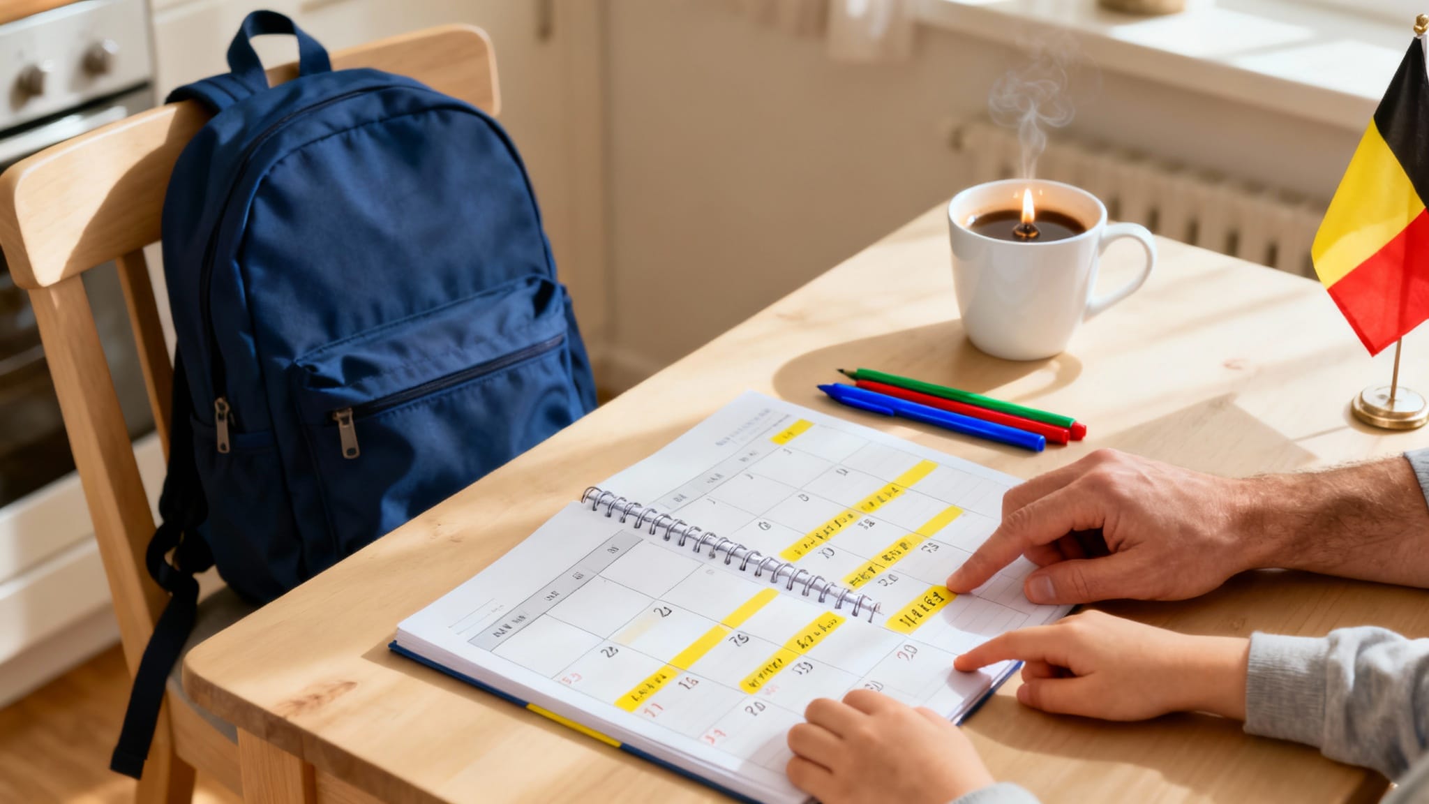 Calendrier familial des vacances scolaires belgique, planification sereine