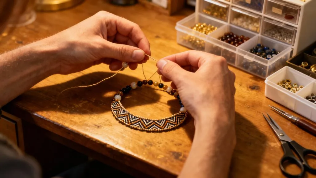 Création artisanale pour vente en ligne depuis chez soi