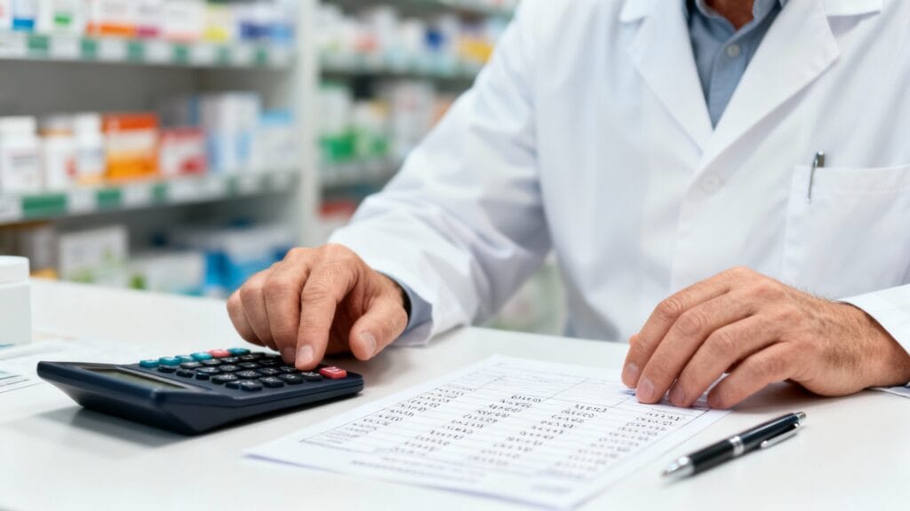 Calcul du salaire par coefficient pharmacien 250 400 500