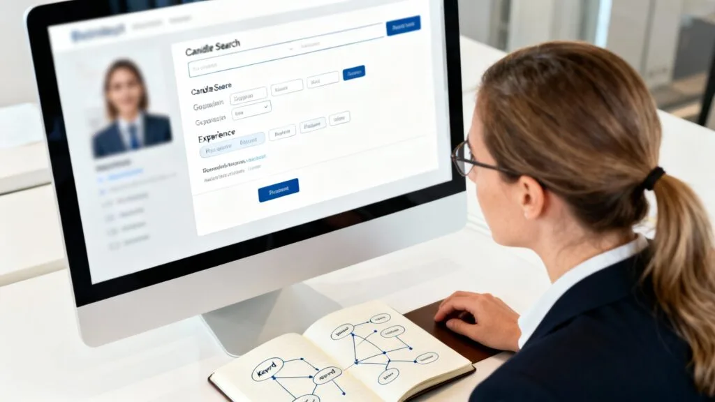 Recherche cvthèque France Travail avec filtres pertinents