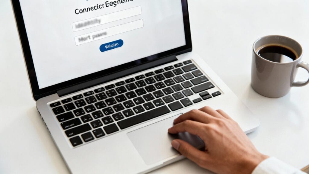 Écran de connexion CAS pour ent ubs connexion