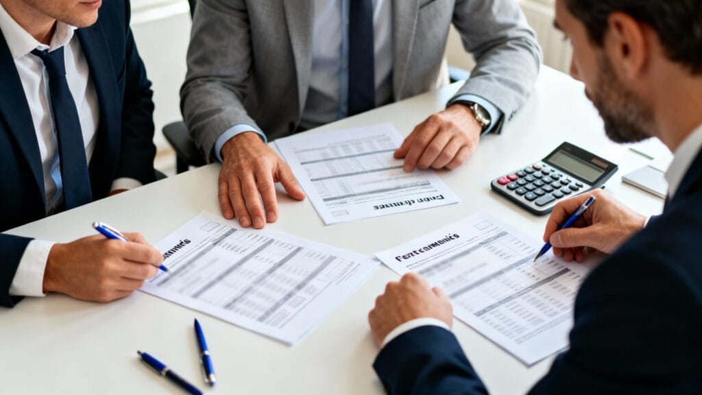 Chefs d’unité consultant la grille cadres sup IEG