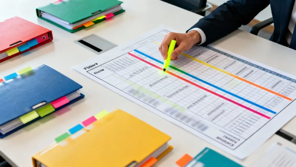 Dossiers par filière et grilles indiciaires FPT sur table