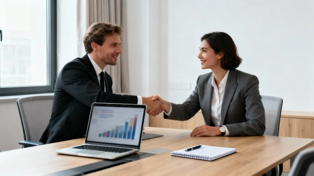 Key Account Manager en réunion, business