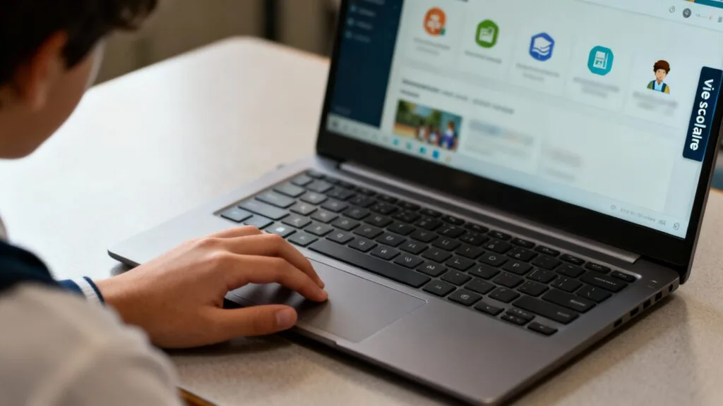 Chemin Pronote vers Vie scolaire pour voir sa classe