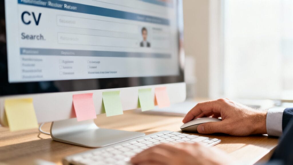 Recherche par mots-clés dans une base de CV gratuite