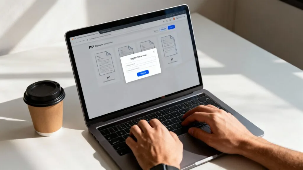 Envoi de justificatifs de recherche d’emploi en ligne