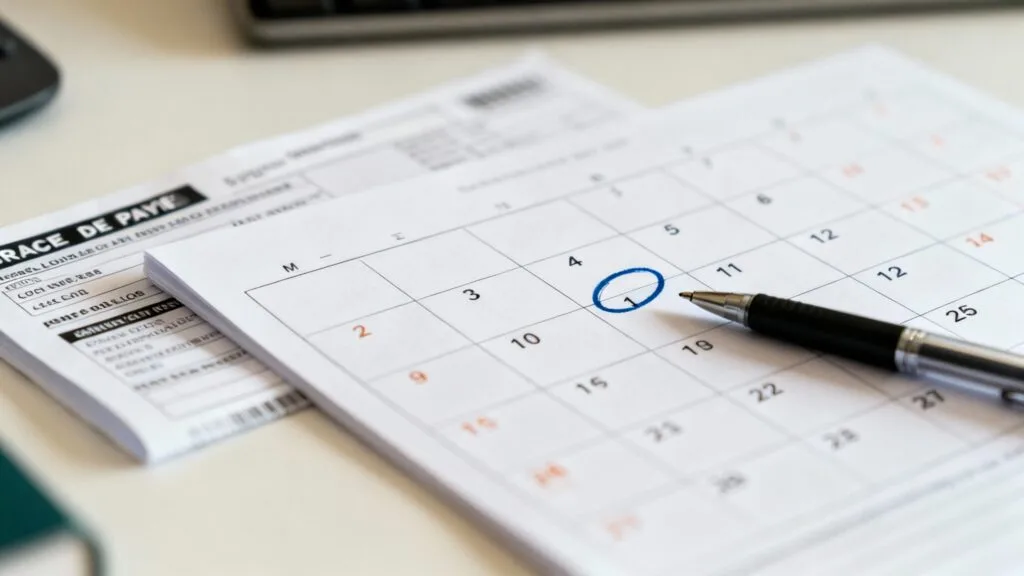 Calendrier et bulletin de paie pour suivre les revalorisations indiciaires