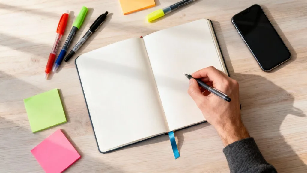 Carnet de notes pour accroches de lettre personnalisées