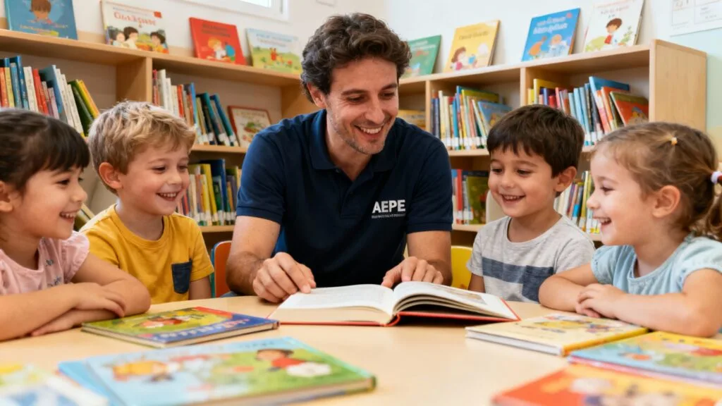 Petite enfance et animation lecture en maternelle