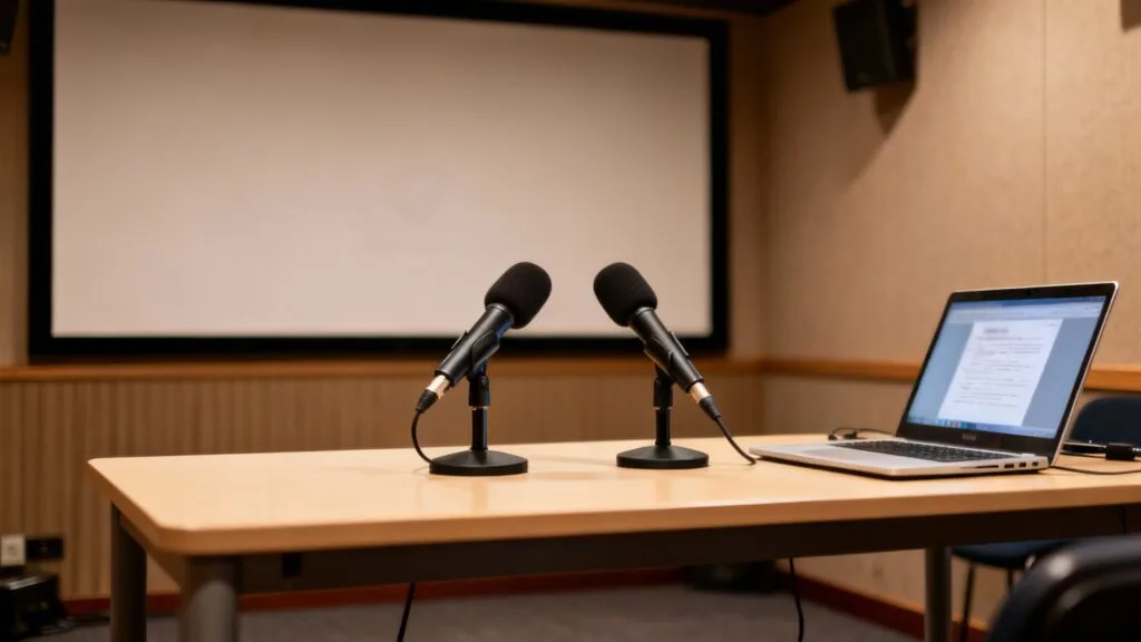 Préparation d’une projection presse par l’attaché de presse