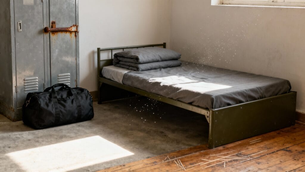 Chambre en caserne et budget logement du militaire