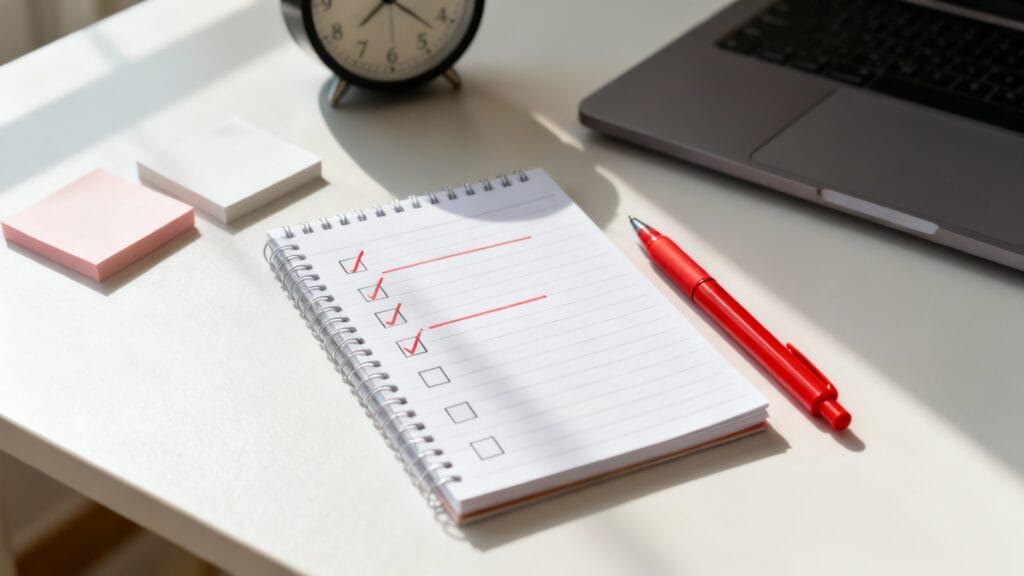 Checklist pour éviter les erreurs en PMSMP