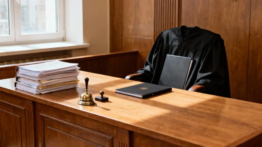 Greffier au tribunal gérant dossiers et audience