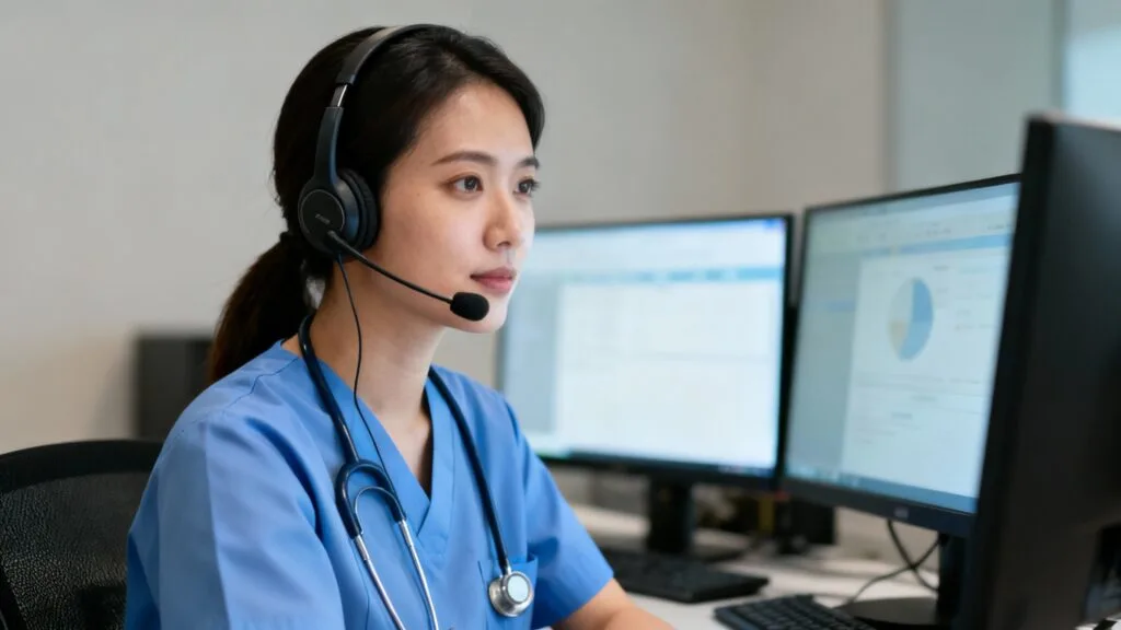 Infirmière en régulation médicale et télésanté