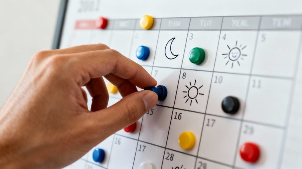 Nombre de jours réserve opérationnelle, planning