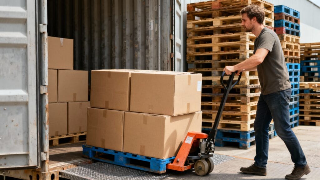 Manutentionnaire, tâches simples et rythme physique en équipe