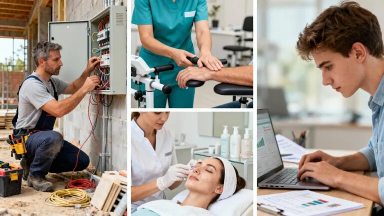 Panorama de métiers en E dans des scènes professionnelles