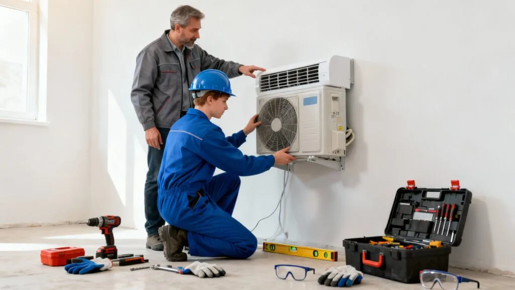 métier en F sans diplôme : apprenti frigoriste en formation