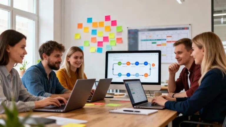Équipe RH au travail, choix d’un métier dans les ressources humaines