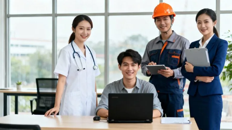 Illustration visuelle de quels sont les métiers d’avenir en France