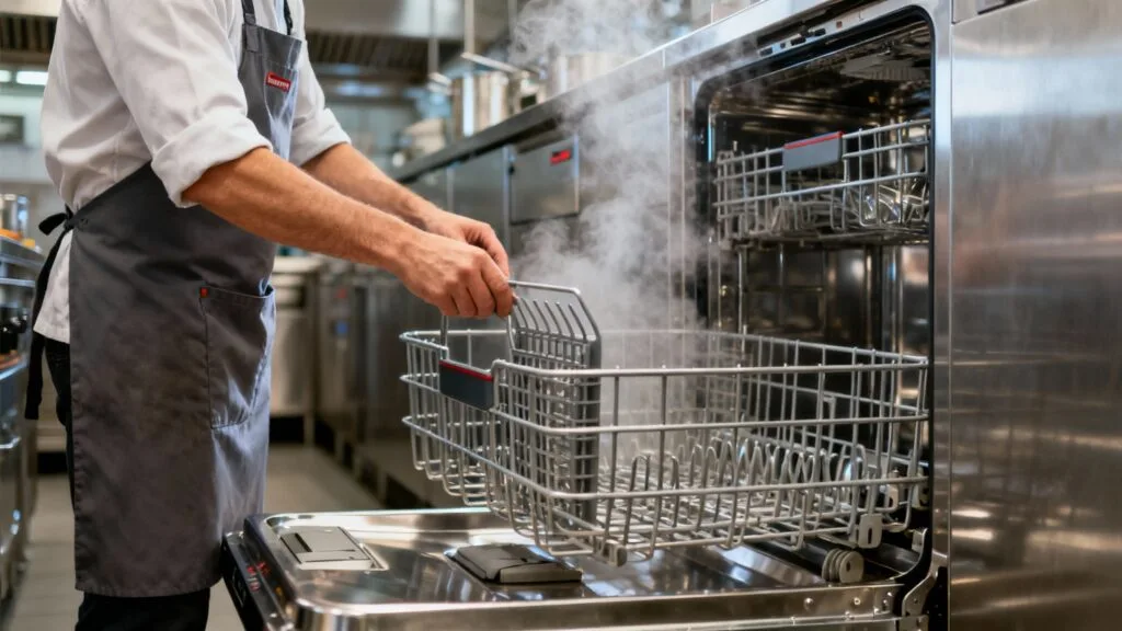 Plongeur en restauration, hygiène et rythme soutenu