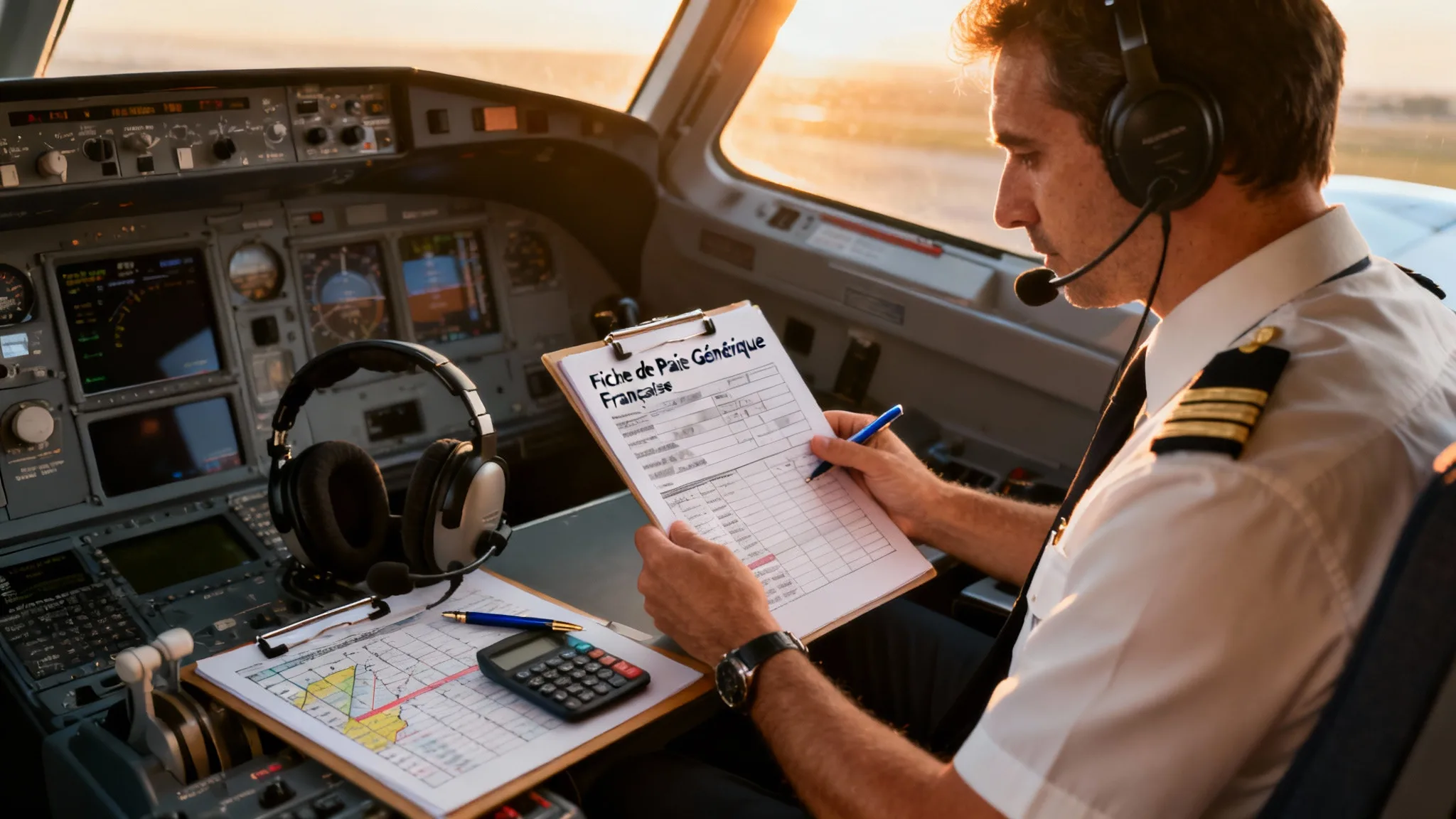 Salaire pilote Air France : fiche de paie et planning