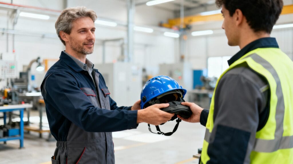 Brief sécurité et EPI pour assurance accident du travail