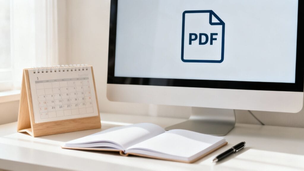 Tableaux salaires police PDF et calendrier de paie