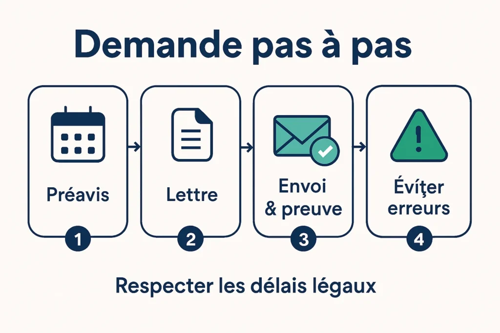 Étapes clés de la demande de congé sabbatique