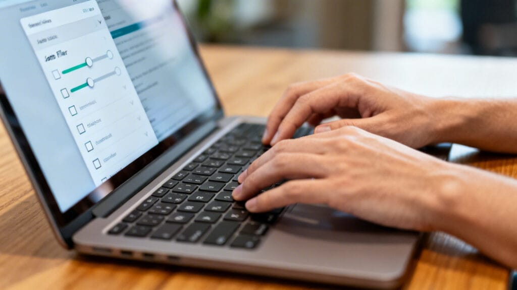Réglage des filtres de recherche d’emploi essentiels