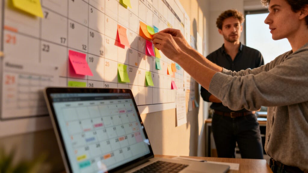 Calendrier d'équipe pour la gestion des congés