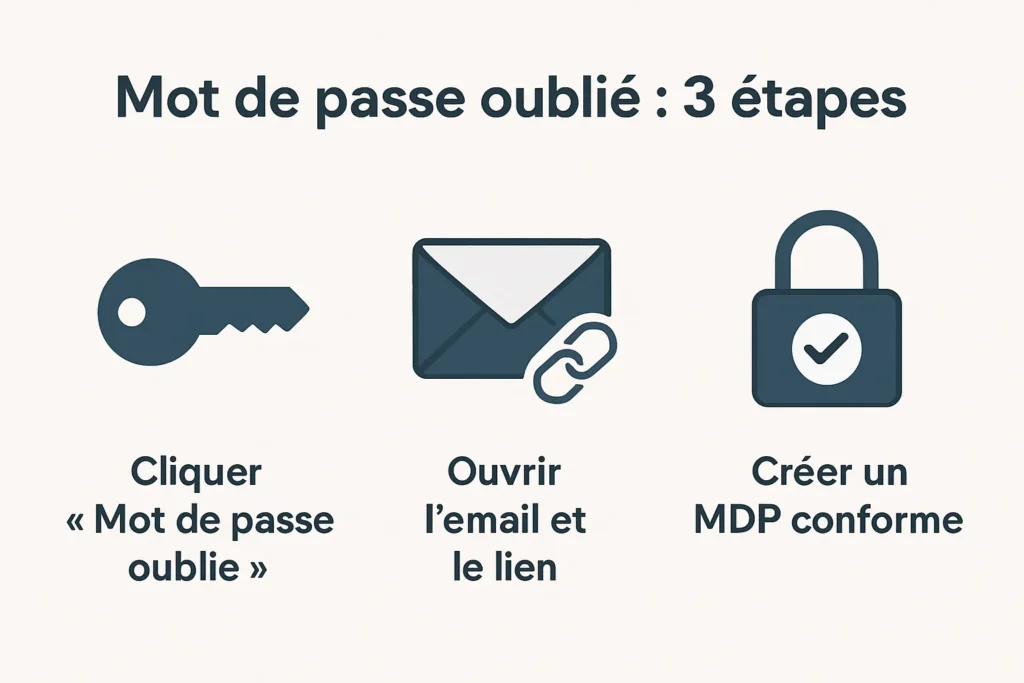 Réinitialisation du mot de passe CAS UPVD en 3 étapes