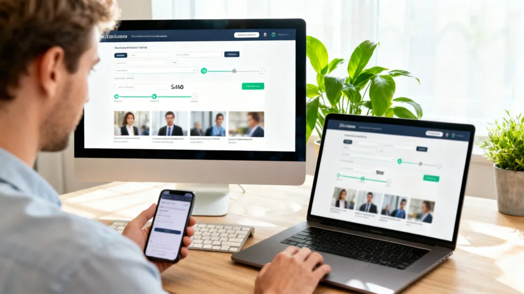 Recherche d’emploi par filtres et application mobile