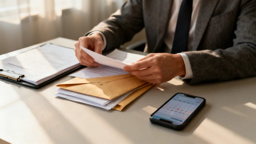 Organisation des preuves avant un recours sur sanctions