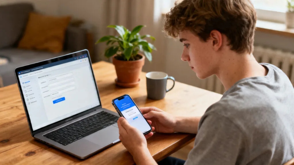 Activation du compte avec identifiant initial et mot de passe