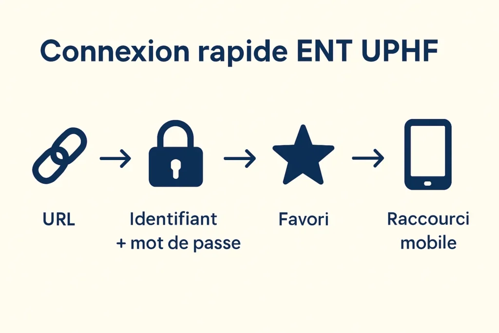 Étapes essentielles pour une connexion rapide à l’ENT UPHF