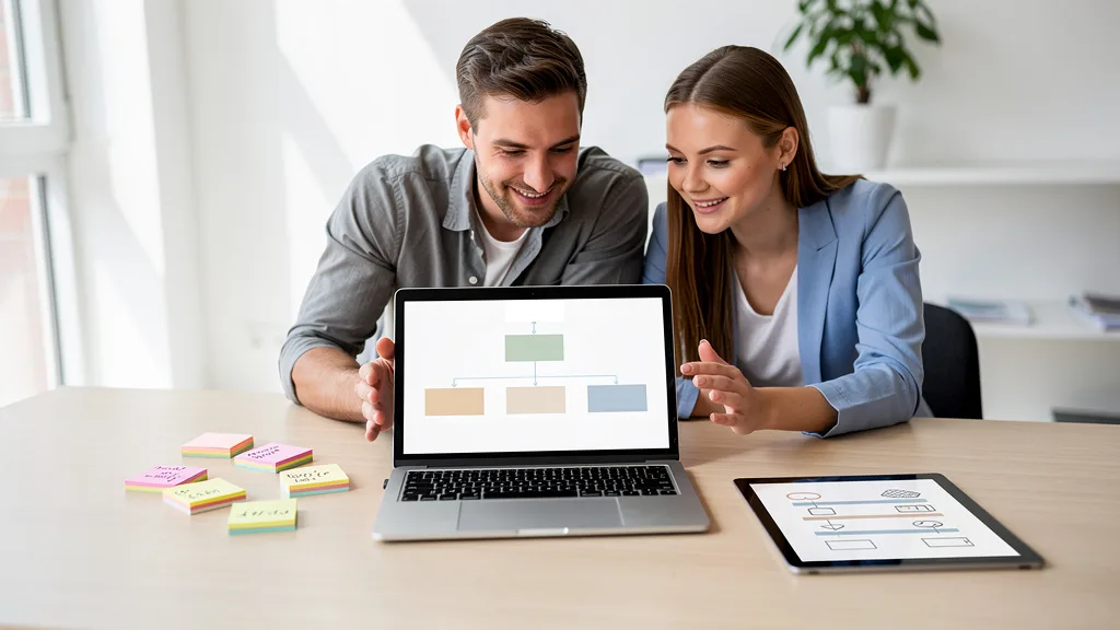 Équipe RH utilisant un outil de cartographie collaboratif