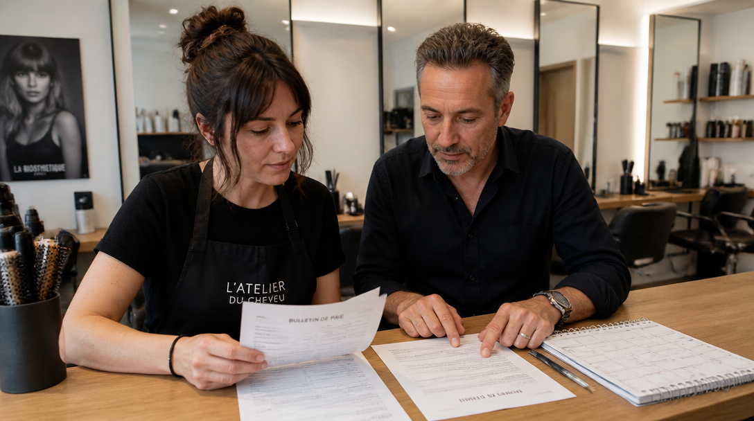 CCN coiffure et bulletin de paie en salon