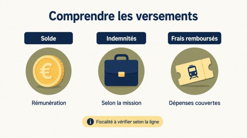 Primes et indemnités de réserve opérationnelle